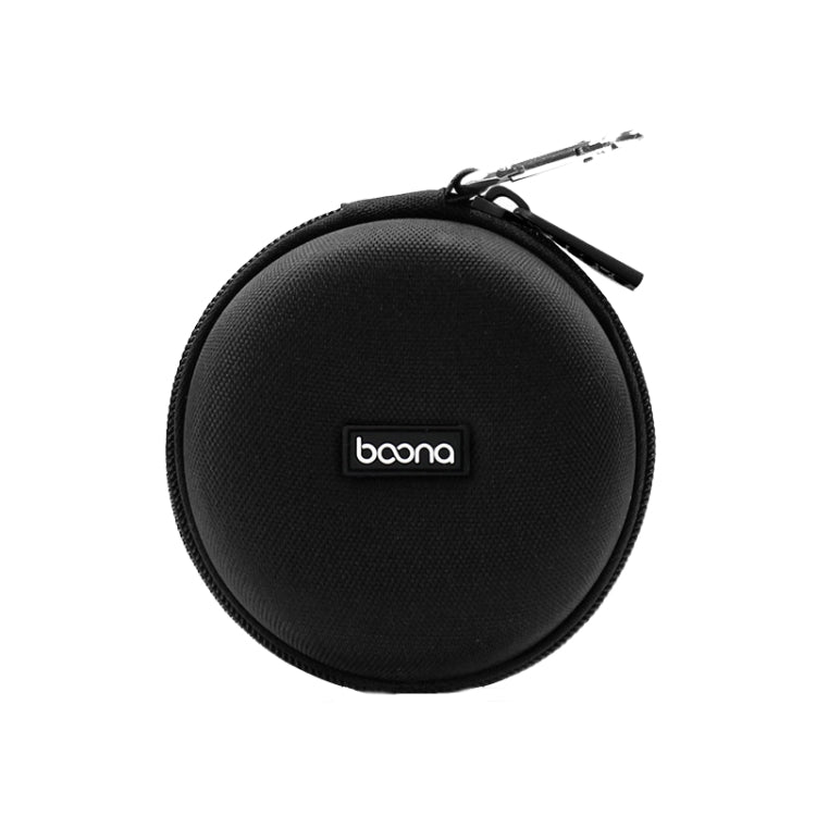 Baona BN-F009 Oxford EVA Storage Bag Box with Carabiner for Headphone / Earphone & Data Cable(Black) by Baona