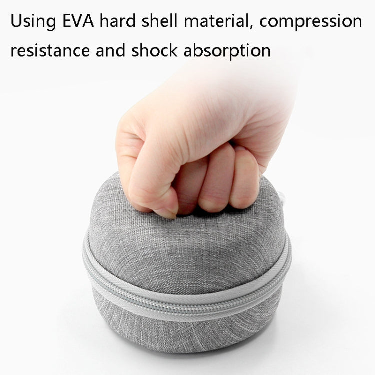 Baona BN-F009 Oxford EVA Storage Bag Box with Carabiner for Headphone / Earphone & Data Cable(Gray) by Baona