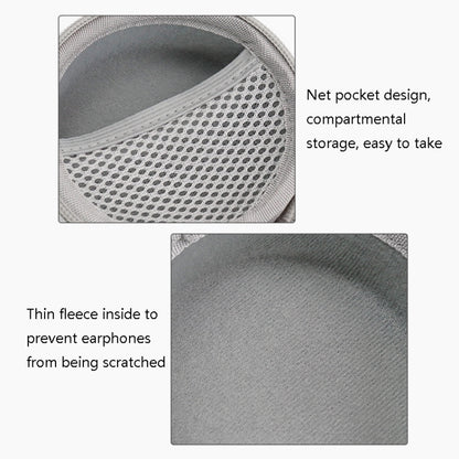 Baona BN-F009 Oxford EVA Storage Bag Box with Carabiner for Headphone / Earphone & Data Cable(Gray) by Baona