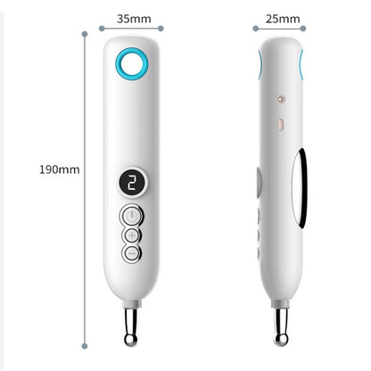 Smart  Rechargeable Meridian Pen Hot Compress Pulse Acupuncture Acupuncture Massager, Specification： Standard - Massage & Relaxation by buy2fix | Online Shopping UK | buy2fix