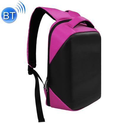 LED Display Backpack Outdoor Mobile Advertising Waterproof Back Shoulder Bag, Size: 17 inch(Pink) - Backpacks by buy2fix | Online Shopping UK | buy2fix