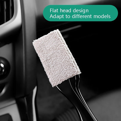 Car Air-Conditioned Air Outlet Cleaning Brush Car Interior Cleaning Tool Dust  Soft Hair Brush(Blue) - Car Washer & Accessories by buy2fix | Online Shopping UK | buy2fix