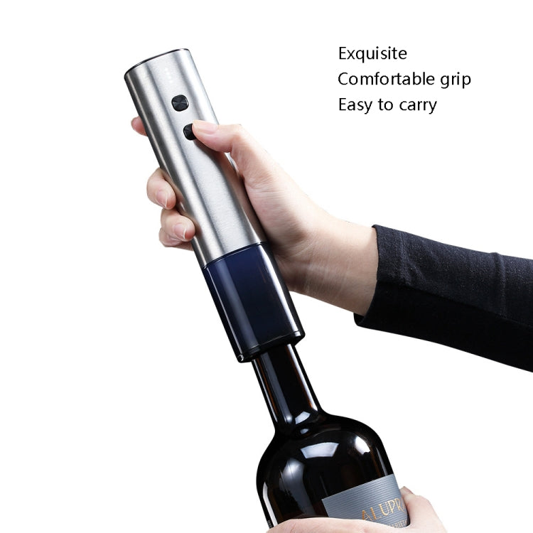 Electric Opener Stainless Steel Mini Red Wine Bottle Opener, Colour: BY266 Transparent Shell - Openers by buy2fix | Online Shopping UK | buy2fix