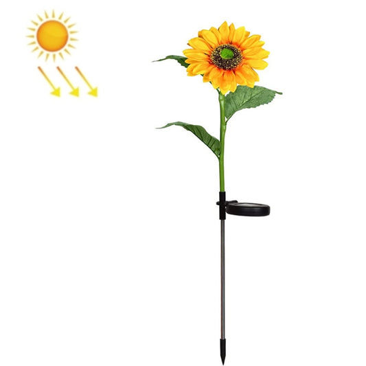 Solar Sunflower Decoration Light LED Garden Lawn Landscape Light, Specification: Single Head - Solar Lights by buy2fix | Online Shopping UK | buy2fix