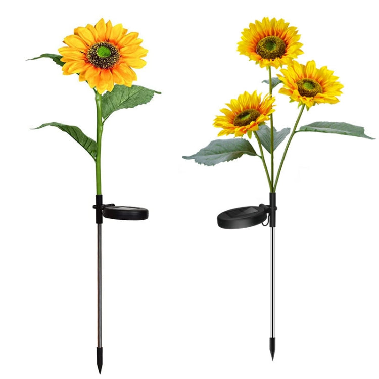 Solar Sunflower Decoration Light LED Garden Lawn Landscape Light, Specification: Single Head - Solar Lights by buy2fix | Online Shopping UK | buy2fix