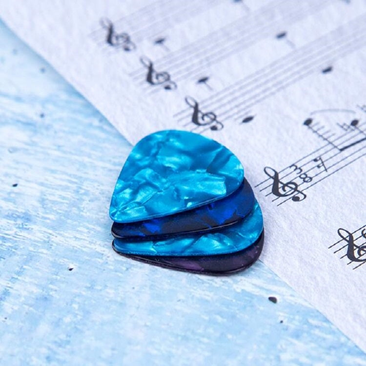 100 PCS Guitar Universal ABS Celluloid Pick Shrapnel Color Random Delivery(Celluloid 0.46mm) - String Instrument Accessories by buy2fix | Online Shopping UK | buy2fix