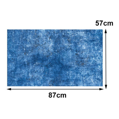 57 x 87cm Double-sided Photography Background Paper Shooting Props(23 Light Blue/Dark Blue) - Wood Floor by buy2fix | Online Shopping UK | buy2fix