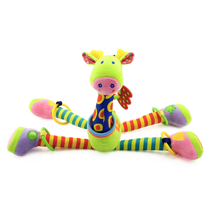 Baby Carriage Hanging Toy 0-1 Year Old Bell Teether Giraffe Bed Bell(Green) - Strollers Accessories by buy2fix | Online Shopping UK | buy2fix