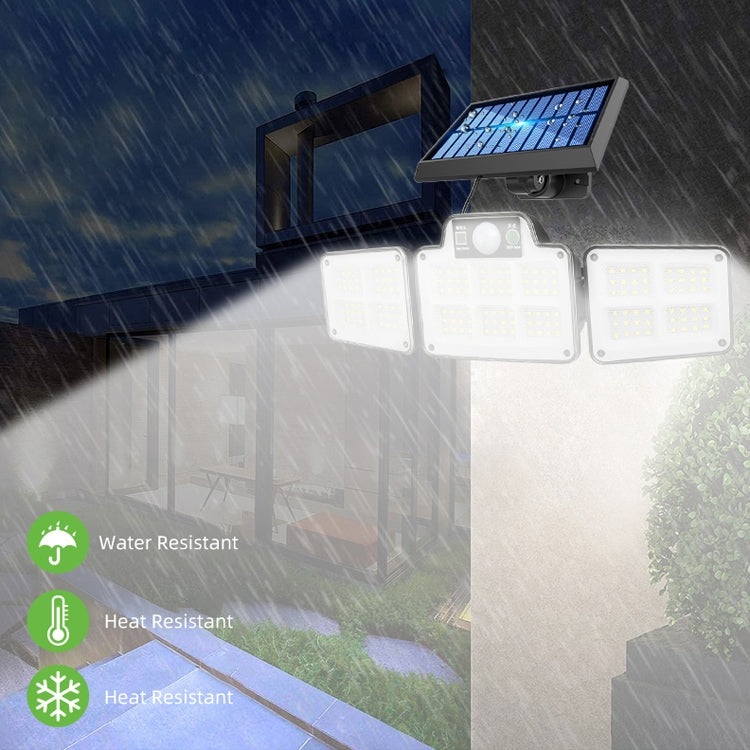 168 LED Solar Split Type Courtyard Lamp Outdoor Waterproof Corridor Garden Human Body Sensing Street Light - Solar Lights by buy2fix | Online Shopping UK | buy2fix