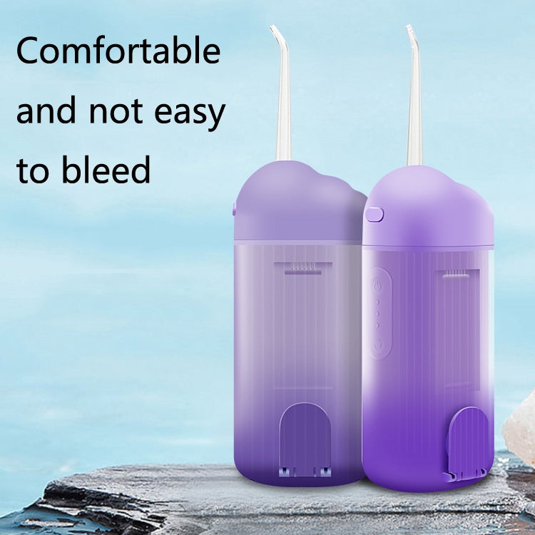 A68 Retractable Electric Dental Flusher Portable Water Dental Floss Household Tooth Cleaner(Gradient Blue) - Oral Irrigators by buy2fix | Online Shopping UK | buy2fix