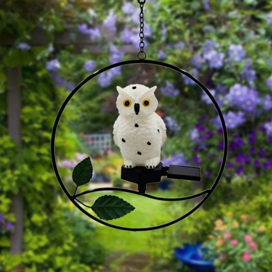 Outdoor Waterproof Garden Solar Simulation Animal Lawn LED Landscape Light(Owl) by buy2fix