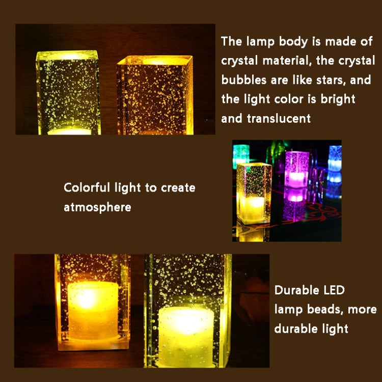 Colorful LED Crystal Lamp Bar Atmosphere Decorative Light, Plug Type:EU Plug(Gradient Light) - Night Lights by buy2fix | Online Shopping UK | buy2fix