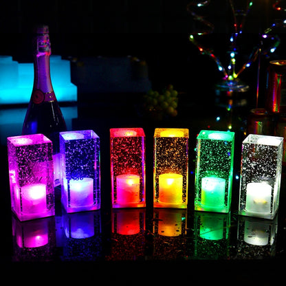 Colorful LED Crystal Lamp Bar Atmosphere Decorative Light, Plug Type:EU Plug(Gradient Light) - Night Lights by buy2fix | Online Shopping UK | buy2fix