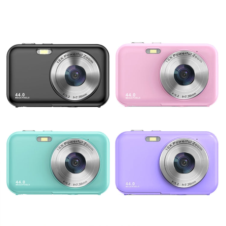 DC406L 2.4-Inch 1080P Mini HD 16X Zoom Digital Camera Home Children Camera US Plug(Pink) - Children Cameras by buy2fix | Online Shopping UK | buy2fix