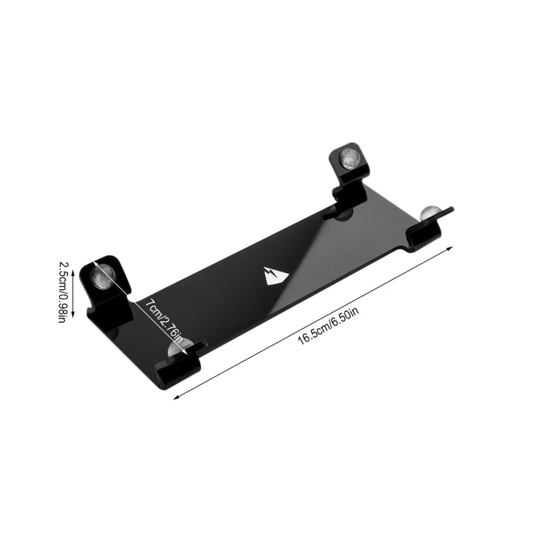 Universal Desktop Anti-Vibration Storage Bracket Non-Slip Acrylic Bracket for Bluetooth Speaker(Black) - Speaker Bracket by buy2fix | Online Shopping UK | buy2fix