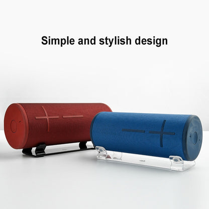 Universal Desktop Anti-Vibration Storage Bracket Non-Slip Acrylic Bracket for Bluetooth Speaker(Black) - Speaker Bracket by buy2fix | Online Shopping UK | buy2fix