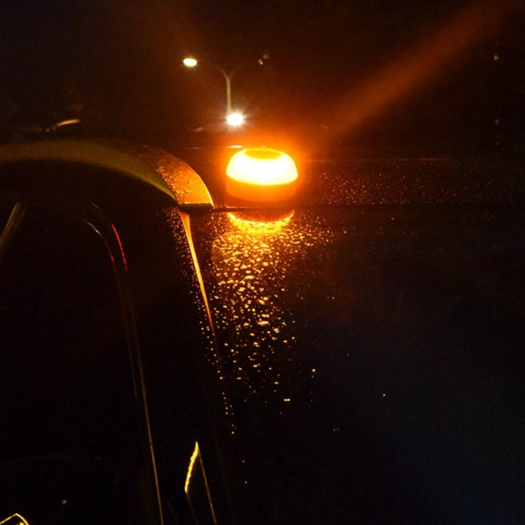 V16 Car LED White Emergency Warning Light Strong Magnetic Induction Flashing Light - Warning Lights by buy2fix | Online Shopping UK | buy2fix