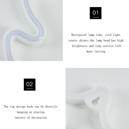 Christmas Decoration Neon Lights Wall-Mounted Ornaments, Spec: Tree-Green Light by buy2fix