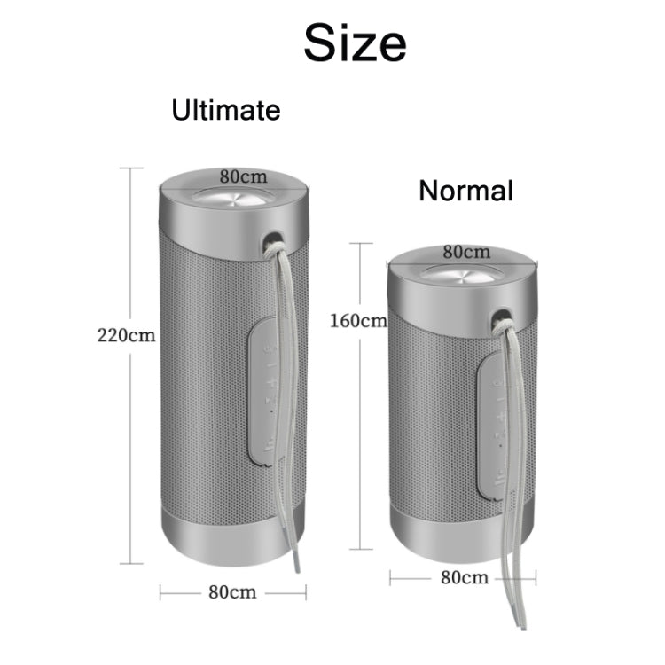 Mini Wireless Bluetooth Speaker Outdoor Subwoofer Portable Card Desktop Audio, Colour: Normal Silver Gray - Desktop Speaker by buy2fix | Online Shopping UK | buy2fix