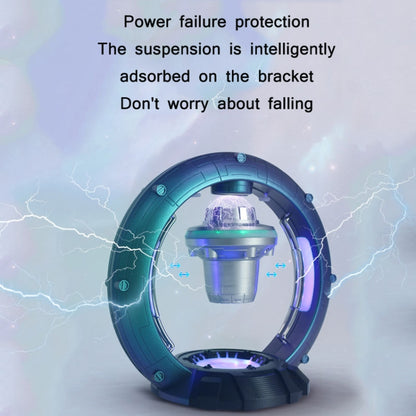Magnetic Levitation Bluetooth Speaker Space Spacecraft Crafts, US Plug(Blue) - Desktop Speaker by buy2fix | Online Shopping UK | buy2fix