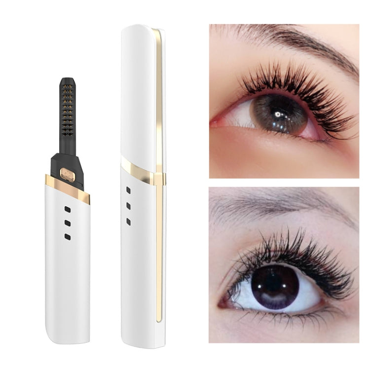 Electric Eyelash Curler Rechargeable Eyelash Styling Beauty Tool(White) - Eyes by buy2fix | Online Shopping UK | buy2fix