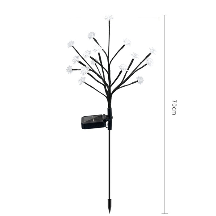 16 LED Solar Tree Branch Lotus Lamp Outdoor  Garden Lawn Light - Solar Lights by buy2fix | Online Shopping UK | buy2fix