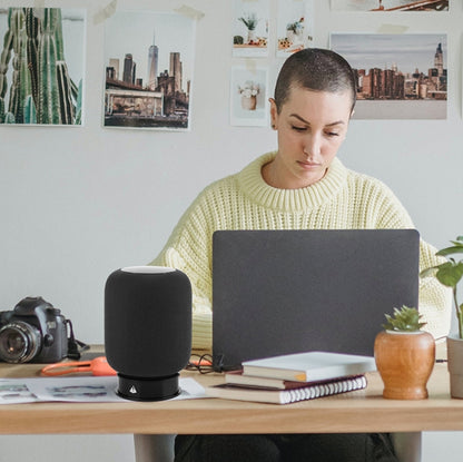 For HomePod Mini Bluetooth Speaker Storage Stand Bracket(Black) - Speaker Bracket by buy2fix | Online Shopping UK | buy2fix