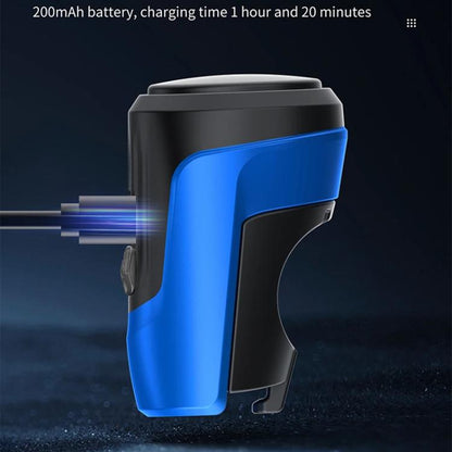 CYCLINGBOX BG-1903 Bike Alarm Anti-Theft Electric Horn 125dB USB Charging Bell(Black) by CYCLINGBOX