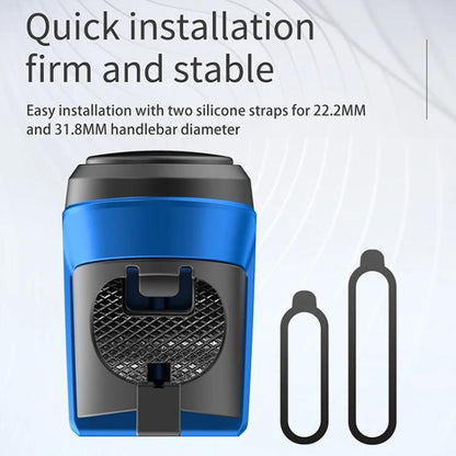 CYCLINGBOX BG-1903 Bike Alarm Anti-Theft Electric Horn 125dB USB Charging Bell(Yellow) by CYCLINGBOX