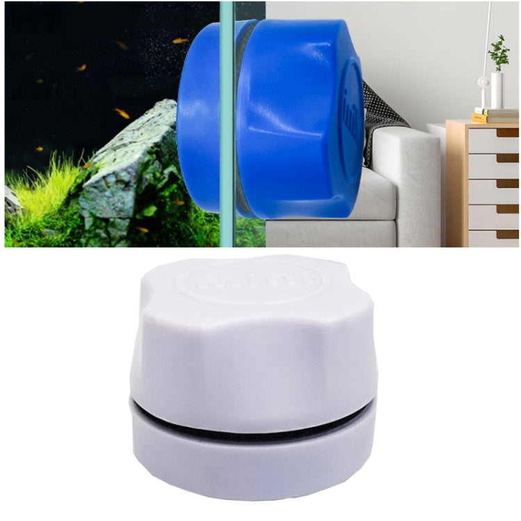 Aquarium Double-Sided Magnetic Cleaning Brush(White) - Cleaning Tools by buy2fix | Online Shopping UK | buy2fix