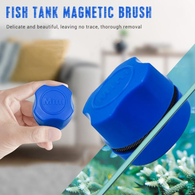 Aquarium Double-Sided Magnetic Cleaning Brush(Blue) - Cleaning Tools by buy2fix | Online Shopping UK | buy2fix