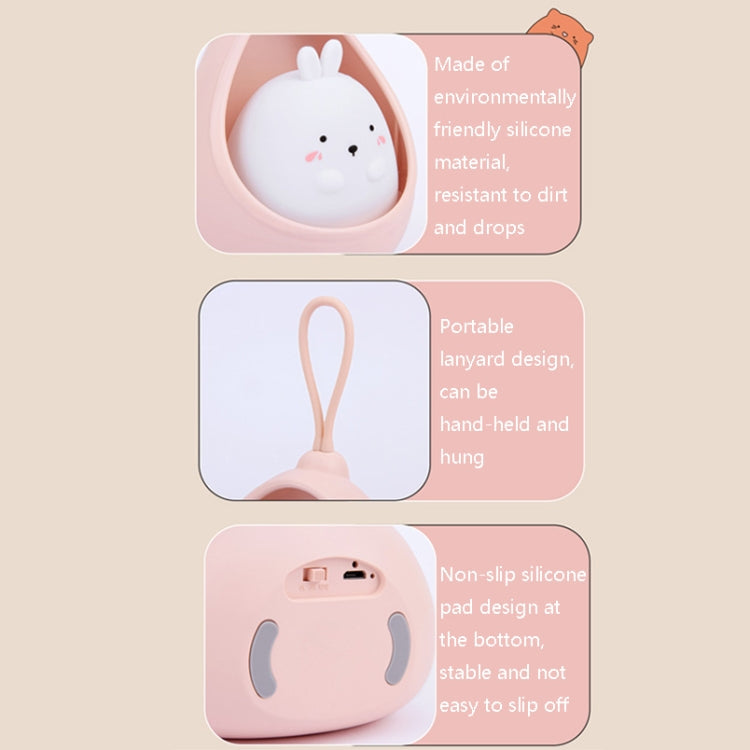 TL15 Cartoon Body Sensing Bedside Cabinet USB Charging Night Light(Pink Cat) - Night Lights by buy2fix | Online Shopping UK | buy2fix