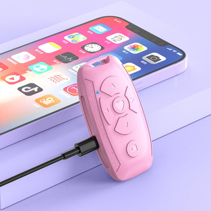 S86 Car Key Shape Multifunctional Bluetooth Selfie Video Remote Control(Pink) - Phone Remote Control by buy2fix | Online Shopping UK | buy2fix