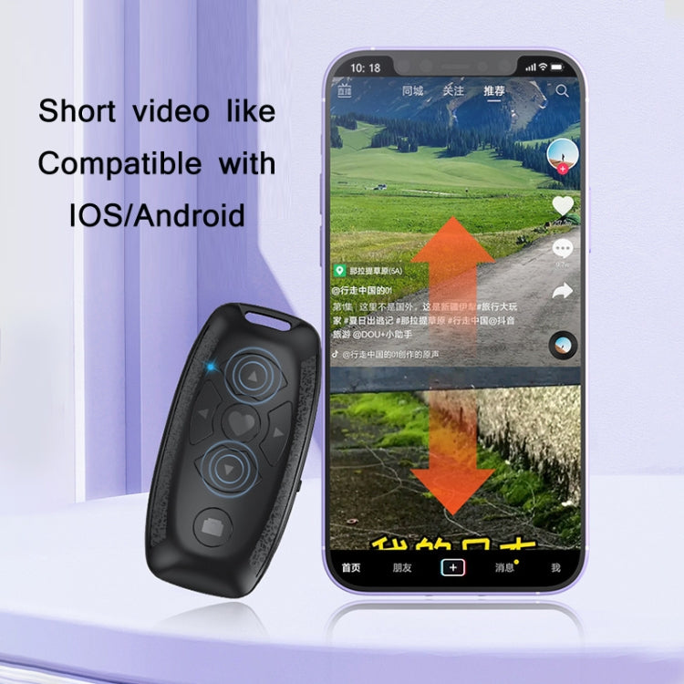 S86 Car Key Shape Multifunctional Bluetooth Selfie Video Remote Control(White) - Phone Remote Control by buy2fix | Online Shopping UK | buy2fix