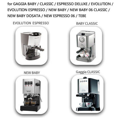 JJY7411 Stainless Steel Coffee Machine Handle For GAGGIA , Style: Black Rosewood Convex Button - Coffee Machine Parts by buy2fix | Online Shopping UK | buy2fix