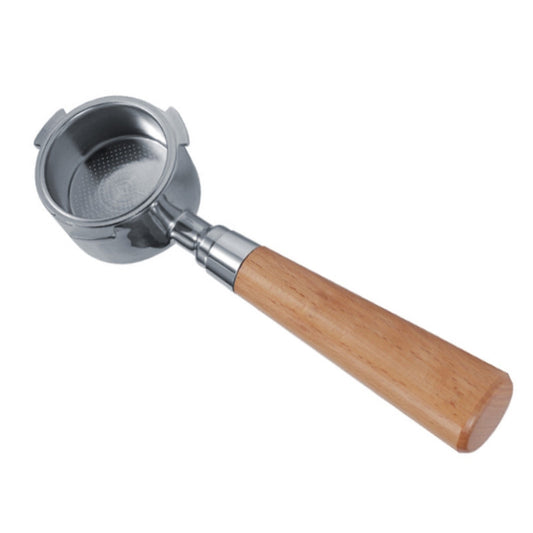 Zinc Alloy Coffee Machine Bottomless Handle For DeLonghi, Style: Beech Flat Button - Coffee Machine Parts by buy2fix | Online Shopping UK | buy2fix