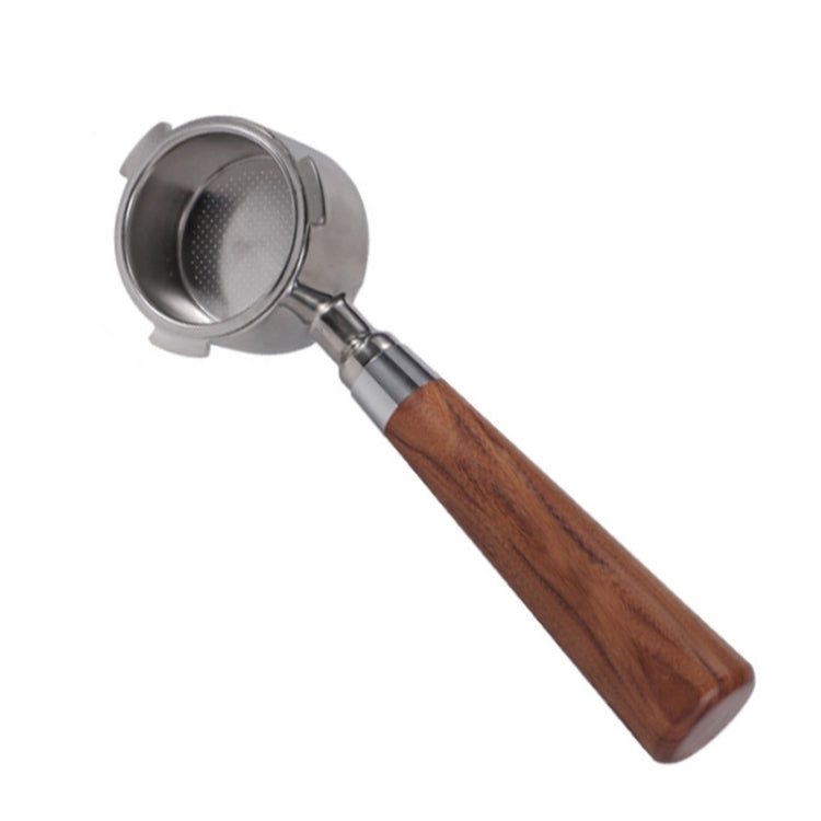 Zinc Alloy Coffee Machine Bottomless Handle For DeLonghi, Style: Red Rosewood Flat Button - Coffee Machine Parts by buy2fix | Online Shopping UK | buy2fix