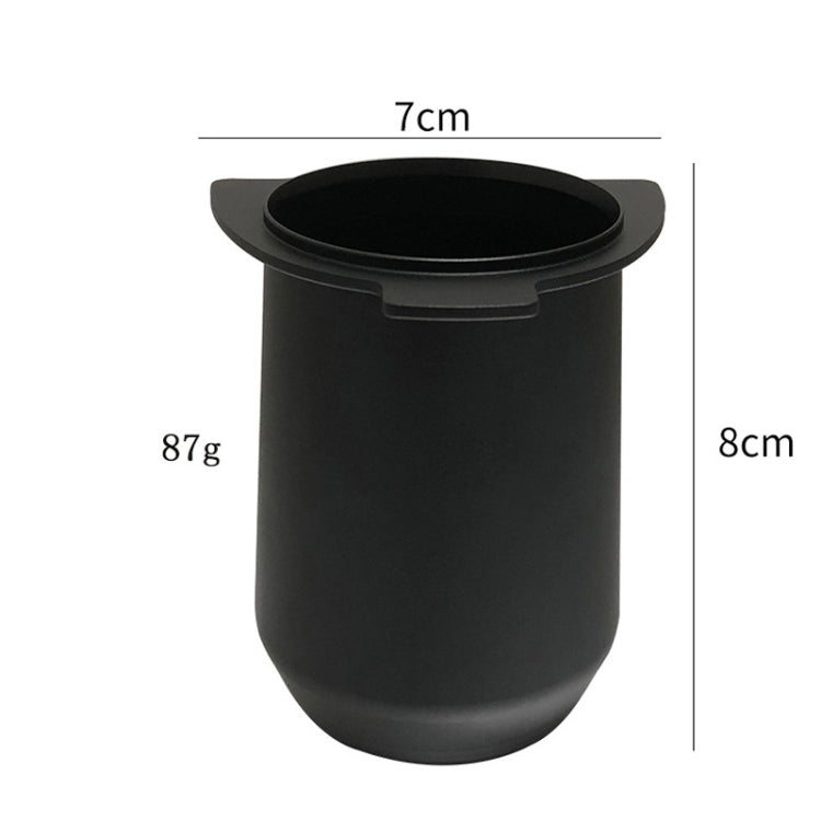 GT-1 Alloy Coffee Powder Receiving Cup For Bofu 8 Series(Black) - Coffee Machine Parts by buy2fix | Online Shopping UK | buy2fix