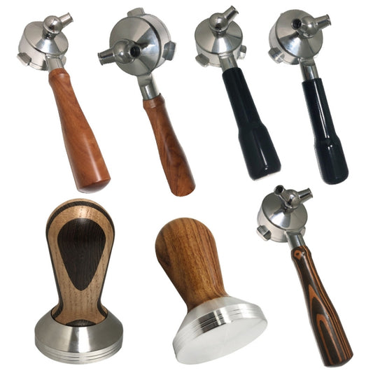 DZ-1 Stainless Steel Coffee Machine With Bottom Handle For Bofu 8 Series, Style: Red Gem Double Mouth - Coffee Machine Parts by buy2fix | Online Shopping UK | buy2fix