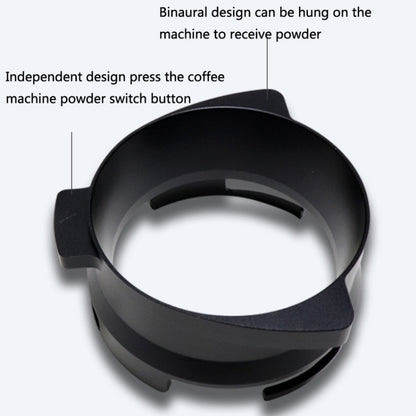 GOP8954 Alloy Coffee Powder Receiving Ring For Bofu 8 Series(Silver) - Coffee Machine Parts by buy2fix | Online Shopping UK | buy2fix