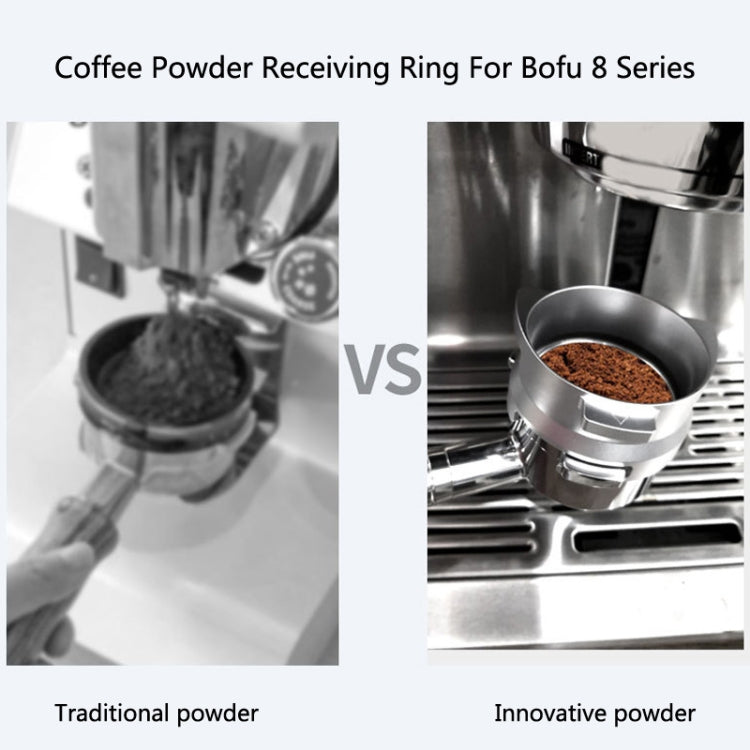 GOP8954 Alloy Coffee Powder Receiving Ring For Bofu 8 Series(Black) - Coffee Machine Parts by buy2fix | Online Shopping UK | buy2fix