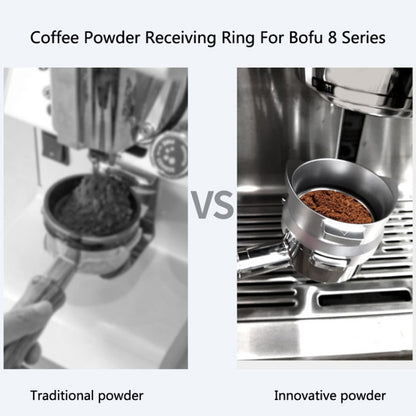 GOP8954 Alloy Coffee Powder Receiving Ring For Bofu 8 Series(Black) - Coffee Machine Parts by buy2fix | Online Shopping UK | buy2fix