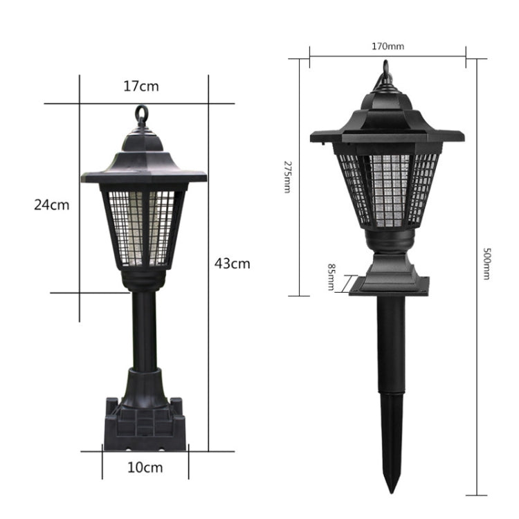 3 LED Solar Outdoor Waterproof Hexagon Mosquito Killer Light, Style: Floor Type - Solar Lights by buy2fix | Online Shopping UK | buy2fix