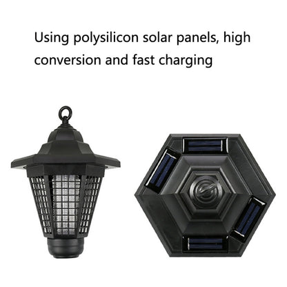 3 LED Solar Outdoor Waterproof Hexagon Mosquito Killer Light, Style: Floor Type - Solar Lights by buy2fix | Online Shopping UK | buy2fix