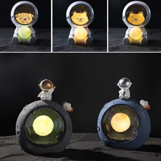 W1153 Resin Planet Night Light Home Decorations, Style: Silver Star by buy2fix