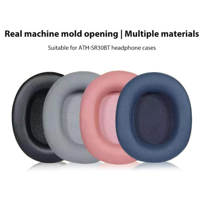 2 PCS Protein Skin Headset Earmuffs for Audio-Technica ATH-SR30BT(Black) by buy2fix