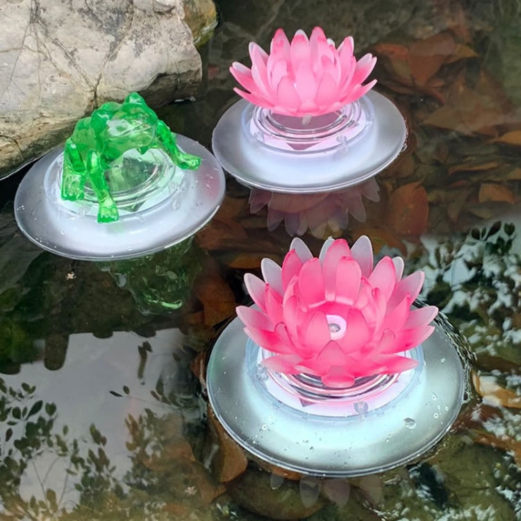 Outdoor Solar Water Floating Light Colorful Pond Decorative Lamp(Frog) - Underwater Lights by buy2fix | Online Shopping UK | buy2fix