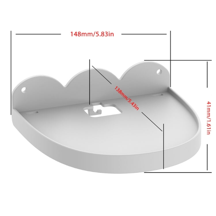 2 PCS Wall Mount For Amazon Echo Dot 4(Black) - Speaker Bracket by buy2fix | Online Shopping UK | buy2fix