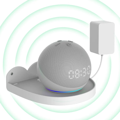 2 PCS Wall Mount For Amazon Echo Dot 4(Black) - Speaker Bracket by buy2fix | Online Shopping UK | buy2fix