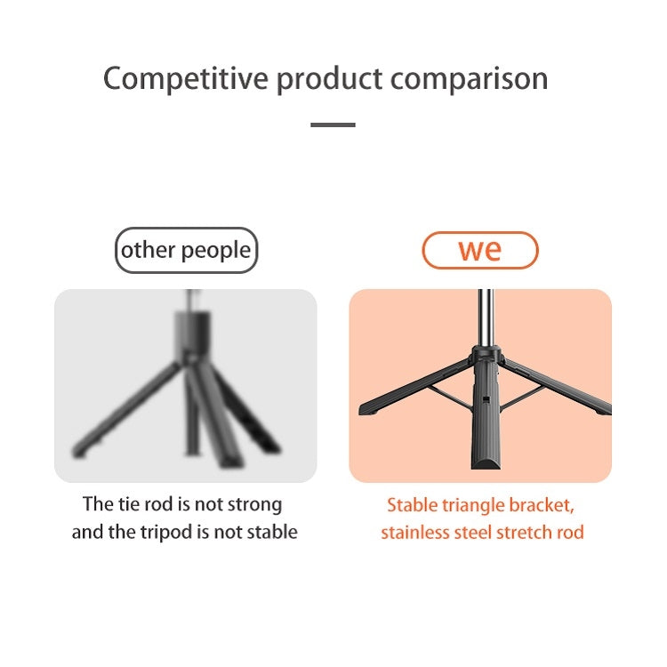 CYKE Folding Telescopic Mobile Phone Broadcast Stand Tripod, Specification: A31-0.8m (Without Light) by CYKE